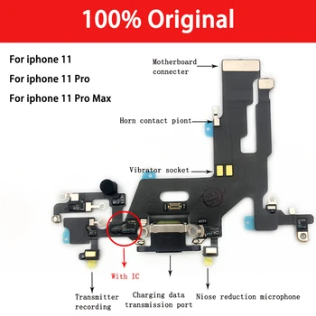 100% Оригинальная Зарядная плата с USB-портом для Iphone 11 Pro Max, док-станция для зарядки через USB, разъем для подключения к разъему Charge Flex