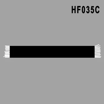 Черный шарф двусторонней вязки MHFC размером 145 *18 см с белыми сторонами HF035C