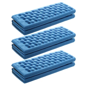 3X Персонализированная Складная Поролоновая Водонепроницаемая Подушка для сиденья (синяя)