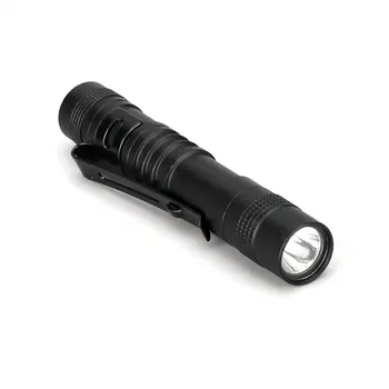Портативный Мини-водонепроницаемый фонарик-ручка 2000лм, мощный светодиодный фонарик, батарея AAA, мощный светодиодный фонарик для активного отдыха, самообороны