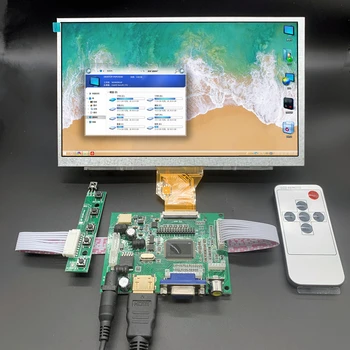 9-дюймовый AT090TN10 ЖК-дисплей с платой управления драйвером, Совместимый с VGA HDMI Для Lattepanda, Raspberry Pi Banana Pi