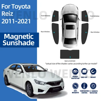 Для Toyota Reiz 2011-2021 Стеклянный Солнцезащитный Козырек Автомобиля Шторка На Лобовое Стекло Магнитная Крышка С Зажимом Солнцезащитный Козырек Затемняющая Сетка