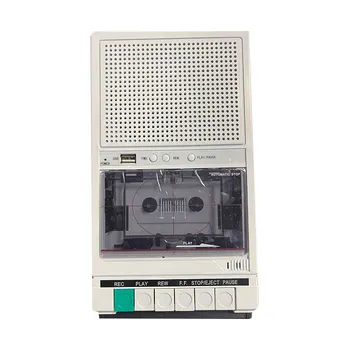 Портативный Кассетный Магнитофон Ретро Портативный Магнитофон USB-плеер Старомодная машина для записи и воспроизведения 