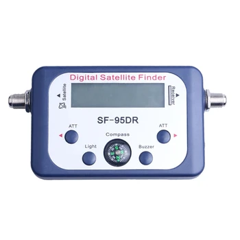 1 Комплект Цифрового спутникового искателя Цифровой Измеритель спутникового искателя SF-95DR Приемник телевизионного сигнала Спутниковый Декодер Satfinder ЖК-дисплей