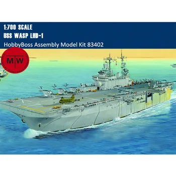 HobbyBoss 83402 1/700 Масштаб USS Wasp LHD-1 Десантный корабль Военной Сборки Модельных Комплектов