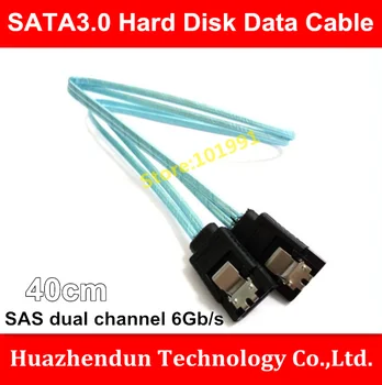 Новые Поступления, Высокоскоростной Последовательный кабель для передачи данных на жестком диске SATA3.0, 40 см, твердотельный разъем для жесткого диска с shrapnel 6 Гб/сек.