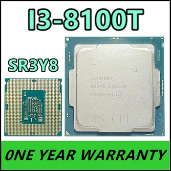 i3-8100T i3 8100T SR3Y8 Четырехъядерный процессор с частотой 3,1 ГГц, четырехпоточный процессор 6M 35W LGA 1151