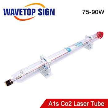 WaveTopSign A1s 75-90 Вт CO2 Лазерная Трубка Деревянный Корпус Коробка Длина Упаковки 1100 Dia.80mm для CO2 Лазерной Гравировки, резки