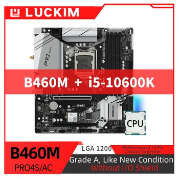 Восстановленная материнская плата B460M PRO4S/AC LGA1200 Set Kit с процессором i5-10600K