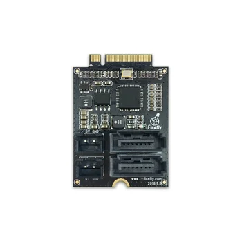 Плата адаптера PCIe M.2 к SATA3.0, плата расширения, работа с демонстрационной платой Firefly RK3399