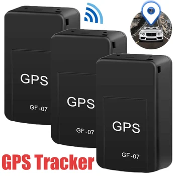 Мини GPS-трекер GF-07, Отслеживающий в режиме реального времени автомобиль, Противоугонный локатор, Защита от потери, сильное магнитное крепление, устройство для определения местоположения SIM-карты