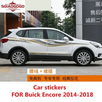 Автомобильные наклейки ДЛЯ Buick Encore 2014-2018 Модные наклейки для украшения кузова автомобиля Encore персонализированные наклейки на заказ