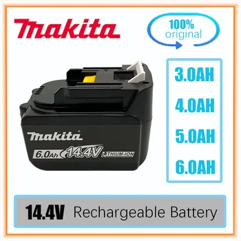 Makita 3.0AH 4.0Ah 5.0AH 6.0Ah 14.4V Светодиодный индикатор перезаряжаемой батареи для BL1430 BL1415 BL1440 196875-4 194558-0 195444-8