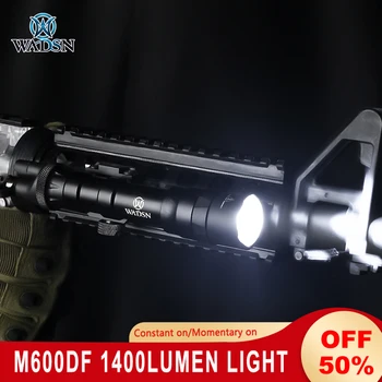 Surefir 1400lumen M600DF Airsoft Scout Light M600 Тактический Фонарик Для Винтовки, Оружейный Фонарь Для 20 мм Picatinny 