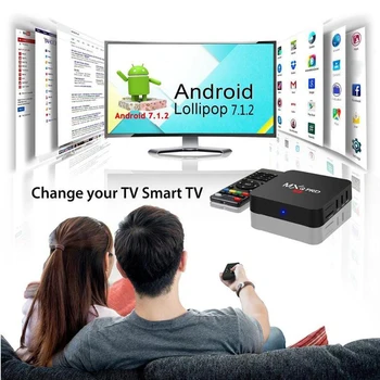 MXQ PRO RK3228A TV Box Android 7.1 2GB 16GB 4K 2.4GHz WiFi
