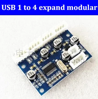USB-концентратор разветвительный модуль USB-кабель USB 1-4 расширенный концентратор usb2.0 модуль концентратора с соединительным кабелем XH2.54mm