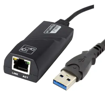 Сетевая карта LAN с гигабитным Ethernet от USB 3,0 до 1000 м, кабель-адаптер с портом USB3.0 до RJ45 для Macbook 2018 2017 2016 2015