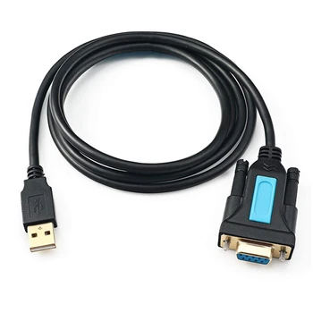 Адаптер USB-RS232 с чипом PL2303 USB2.0 для подключения кабеля RS232 для Mac OS Для Linux/Windows XP/Vista/7/8/10, 2 м