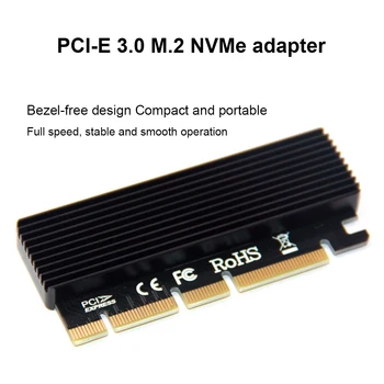 Адаптер расширения PCI-E 16X для NVME-карты LED Electronic M2 для PCIE3 0