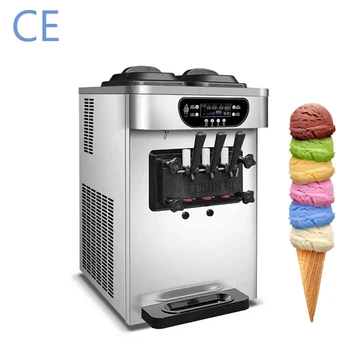 Портативная коммерческая многофункциональная машина для приготовления мороженого, йогурта и пломбира