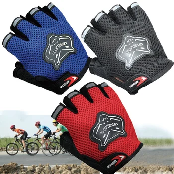 Перчатки с полупальцами, противоскользящее велосипедное снаряжение MTB, мужские перчатки для гонок по горной дороге, Велосипедные Велосипедные перчатки, Летние дышащие