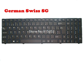 Клавиатура Для ноутбука MEDION AKOYA P7645 MD60284 MD60328 MD60437 MD60438 MD60610 MD60636 С Рамкой Швейцарский немецкий SG Синий край