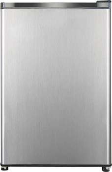 холодильник объемом 4,5 кубических фута, дверца из нержавеющей стали, серия