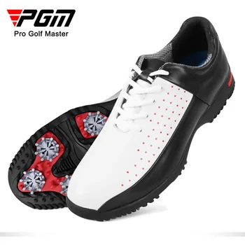 Обувь для гольфа PGM, водонепроницаемая обувь из микрофибры, мужская дышащая обувь, нескользящая