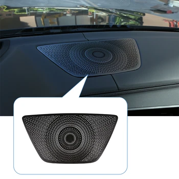 Накладка динамика приборной панели автомобиля из черного алюминиевого сплава для BMW X5 G05 2019, Аксессуары