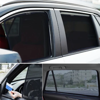 Для Audi A4 B9 Седан 2016-2023 Магнитный Автомобильный Солнцезащитный Козырек На Переднее Лобовое Стекло Шторка На Заднее Детское Боковое Окно Солнцезащитный Козырек