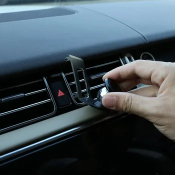 Для Land Rover Range Rover Vogue 17-20 Автомобильный держатель для мобильного телефона с вентиляционным отверстием, магнитный автомобильный держатель для телефона, автомобильные аксессуары (без логотипа)