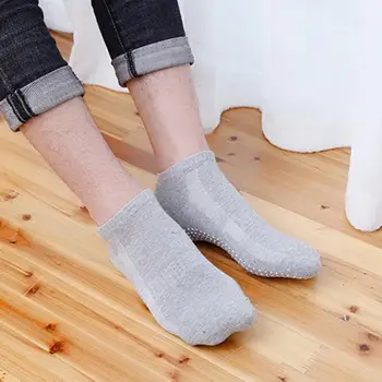 1 пара нескользящих носков, практичные мягкие гладкие противоскользящие носки Унисекс для домашней Йоги, Балетные носки Унисекс, Носки