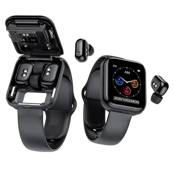 Новые смарт-часы X5 TWS Bluetooth-гарнитура, беспроводные наушники, Два в одном, 1,54 дюйма, Музыка для звонков, Спортивная мода, Умные часы Android IOS