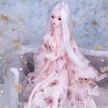 1/3 bjd костюм, банный халат с цветочным рисунком, подходит только для 62 см куклы bjd SD, одежда из аниме, подарок для девочек