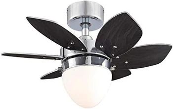 7232800 Потолочный вентилятор Origami для помещений с подсветкой, 24 дюйма, для приготовления эспрессо