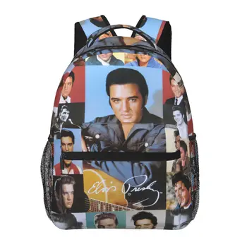 Рюкзак Элвиса Пресли для девочек и мальчиков, дорожный рюкзак, рюкзаки для подростков, школьная сумка