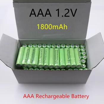 100% Новый AAA 1800mAh Ni-MH 1,2 V аккумуляторная батарея AAA battery 3A аккумуляторная батарея Ni-MH battery для камеры игрушки