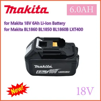 Makita Оригинал 18V Makita 6000 мАч Литий-ионная Аккумуляторная Батарея 18v Сменные Батареи для Дрели BL1860 BL1830 BL1850 BL1860B