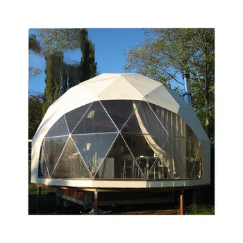 Надувные прозрачные купольные дома-палатки
