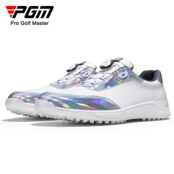 PGM Мужская обувь для гольфа, Повседневные спортивные кроссовки, Шнурки с ручкой, Микрофибра, водонепроницаемые, противоскользящие, XZ258, Оптовая продажа