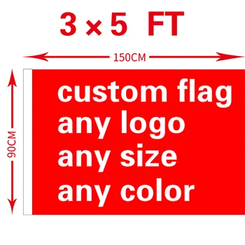 xvggdg Изготовленный на заказ флаг 3x5FT 100D полиэстер Весь логотип Любых цветов Баннер Вентиляторы Спорт
