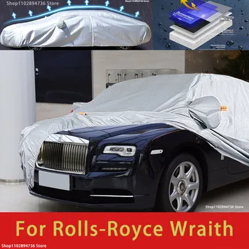 Для Rolls-Royce Wraith Наружная Защита, Полные Автомобильные Чехлы, Снежный Покров, Солнцезащитный Козырек, Водонепроницаемые Пылезащитные Внешние Автомобильные аксессуары