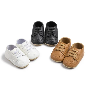 KIDSUN/ Повседневная детская обувь из натуральной кожи для новорожденных Девочек и мальчиков, нескользящая спортивная обувь для малышей, кроссовки First Walker