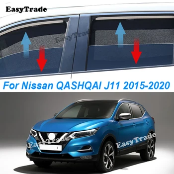 Для Nissan QASHQAI J11 2016 2017 2020 Магнитный Автомобильный Солнцезащитный Козырек Сетчатые Шторы На Боковое Окно Солнцезащитный Козырек Солнцезащитная Крышка