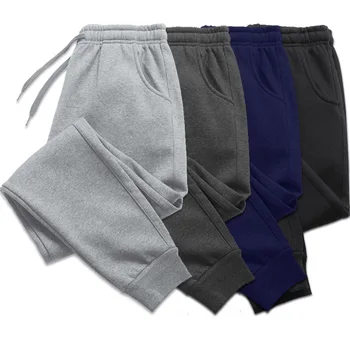 Мужские и женские Длинные брюки, осенне-зимние Мужские Повседневные флисовые спортивные штаны, мягкие спортивные штаны для бега трусцой, 5 цветов