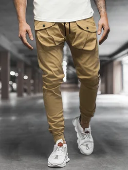 Мужские брюки-карго с объемными карманами, Комбинезон для отдыха, Молодежные брюки Pantalon Cargo Pantalones Tipo Cargo